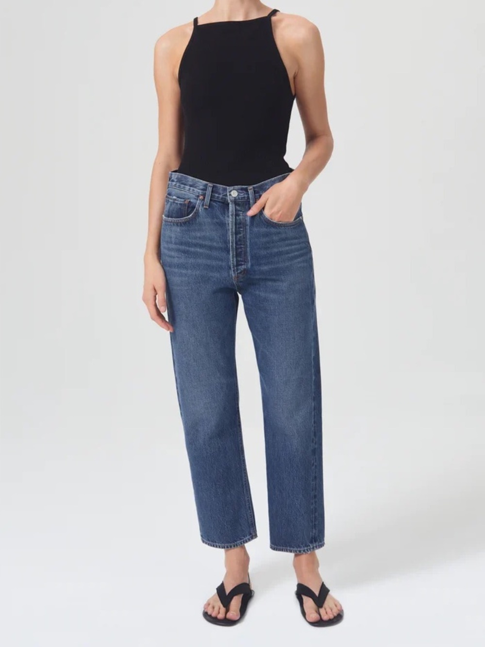 AGOLDE 90s Crop Jeans in Range Size 28